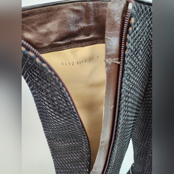 Sergio Rossi Slate Knee High Boots size 37 - Picture 5 of 8